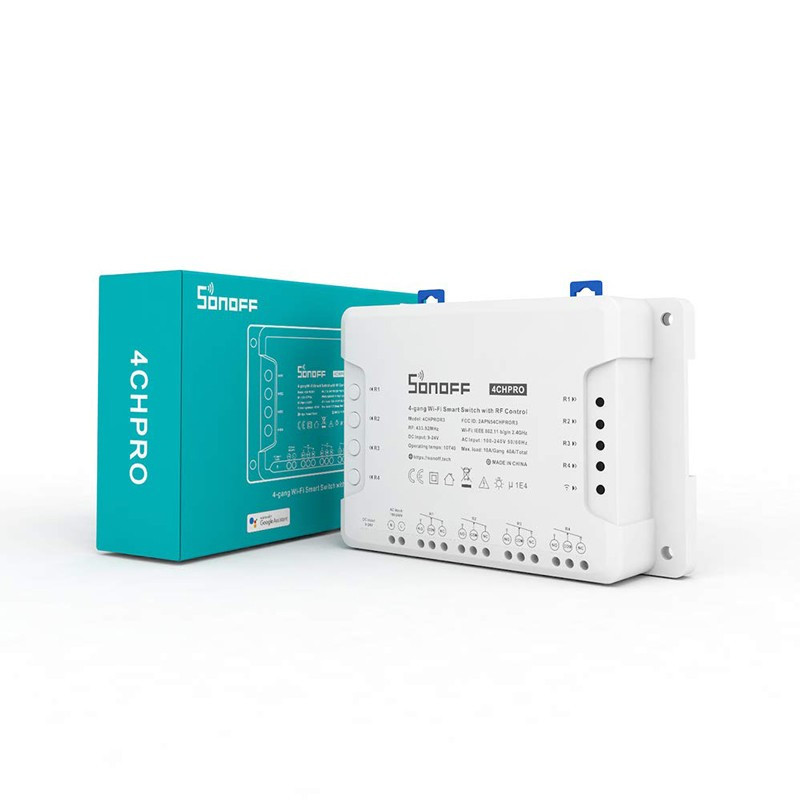 Sonoff 4 canali pro interruttore WiFi smart compatibile con Alexa e Google Home