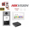 Kit videocitofono Villa Hikvision Monofamiliare Monitor 7 pollici IP Poe App