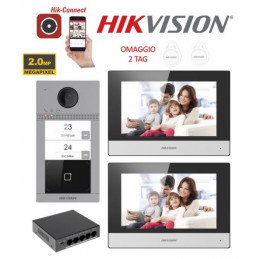 Kit videocitofono Hikvision...