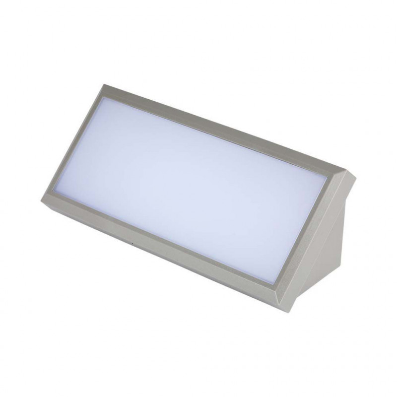 V-TAC Lampada LED da Muro Angolare 12W Colore Grigio 6400K IP65